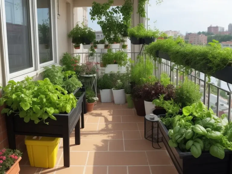 Balcony Herb Garden